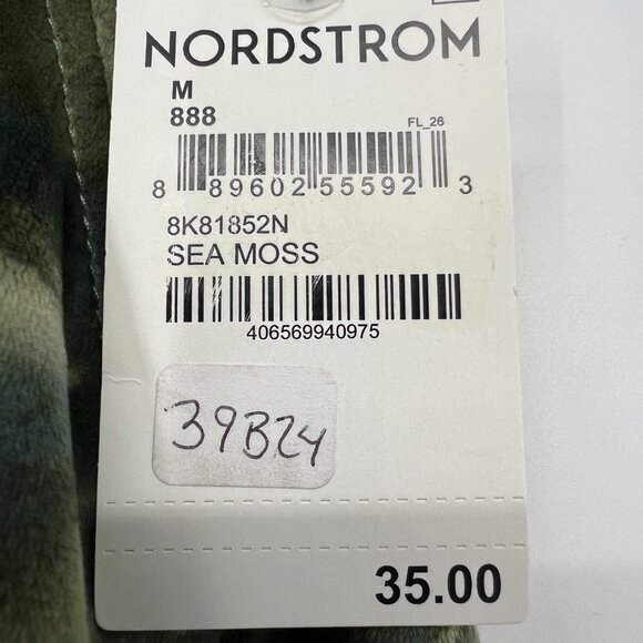 Freshman Kids' Plush Stretch Velvet Tie Dye Shorts In Sea Moss Size M (8/10) NWT - Picture 7 of 8